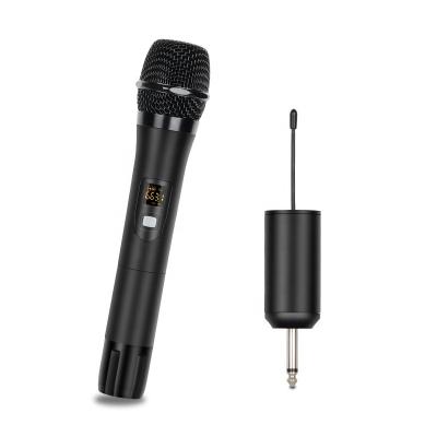 China Depusheng W1 Karaoke Singing Room Handheld Portable Dynamic Meeting Microphone Handheld Wireless Microphone for sale