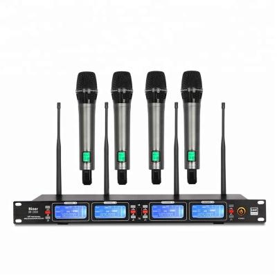 China High Fidelity Conference 4 Channel Headset Microphone Depusheng DR2400 UHF Performance Wireless Microphone for sale