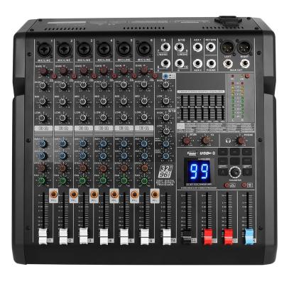 China Depusheng B8 DJ Perfect Professional Digital Effect 10 Channel Audio Sound Mixer for sale