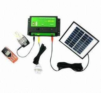 China portable solar system with LED light and phone charger for sale