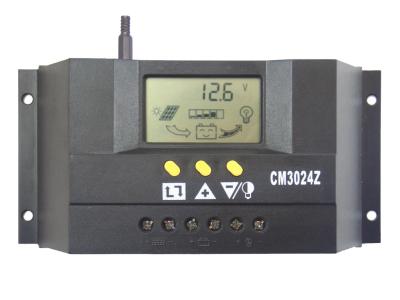 China 30A CM3024Z PWM Solar Charge Controller Regulators LCD Display for sale