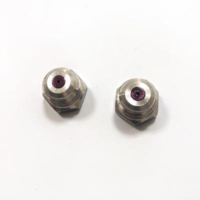 China Needle Water Trimming Jet Cutting Ruby Nozzle For High Pressure Paper Industry for sale