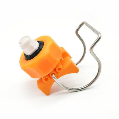 China Hotels Plastic Angle Clip Adjustable Clamp Eyelet Cleaning Spray Nozzle for sale