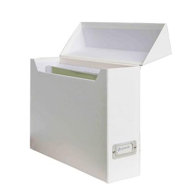 China Folder Box Packaging Custom Wholesale Paper File Organizer Document File Storage Boxes Document Organizer File Boxes for sale