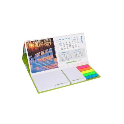 China eco-friendly promotional sticky notepad printing sticky notes custom memo pad with calendar made in china for sale