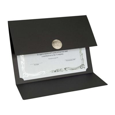 China Recyclable High Quality Luxury Cardboard Certificate Roll Paper Leather Holder for sale