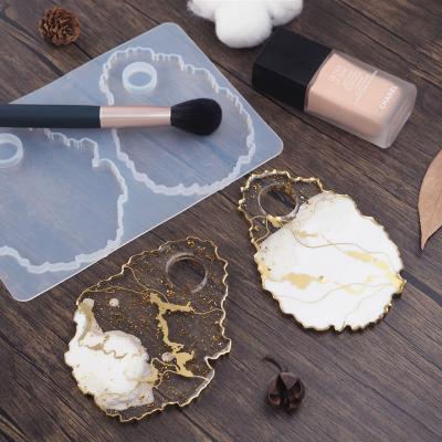 China LOVE'N LV260T Viable Silicone Mold DIY Makeup Tray Resin Epoxy Mold New Gift For Women for sale