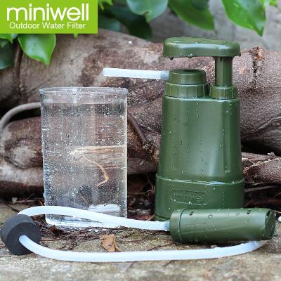 China miniwell portable water filter for army personnel military water purification in backpack L610 for sale