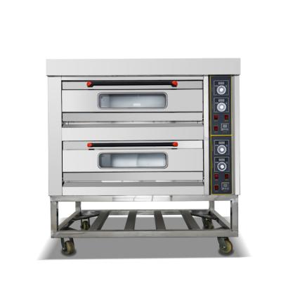 China Fully Automatic Electric Baking Oven Stainless Steel Built-In For Pizza Bread Bakery à venda