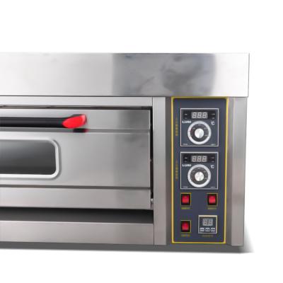 China Snack Bar Electric Baking Oven 220V/380v With Three Tier Six Pan Dashboard à venda