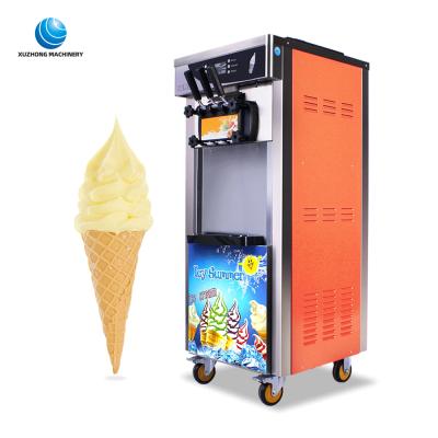 China hot selling Multi-color customization 3 flavors electric ice cream machine maker for school à venda