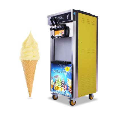 China Homemade 2200W Ice Cream Maker Machine With LED Digital Display In Kids School for sale