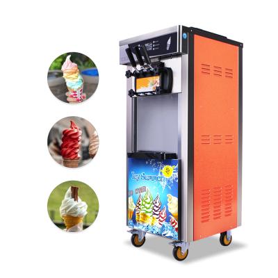 China Built-In Compressor Ice Cream Maker Machine For Snack Food Factory, Beverage Factory, Commercial Catering for sale