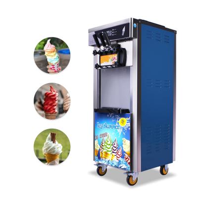 China making ice cream machine LED Digital Display timer Industrial soft serve ice cream machine for sale