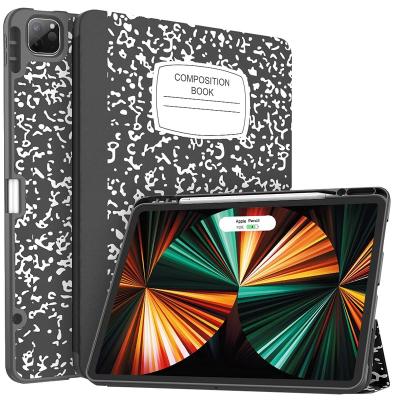 China For Ipad Pro 12.9 Inch Custom Bulk Slim Hard Kids Tablets Stand 12.9 Inch Smart Protective Case Cover For Ipad Pro 12.9 2021 Case With Stand for sale