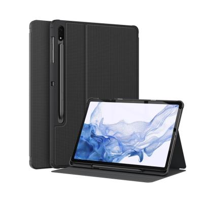 China For Samsung Tab S7 plus 12.4 inch factory direct supply stand tablet folio case for samsung s8 and s7 plus 12.4 inch case for sale