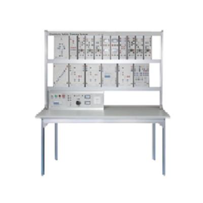 China Teaching and educational equipment of training equipment electricity safety protection training workbench didactic equipment for sale