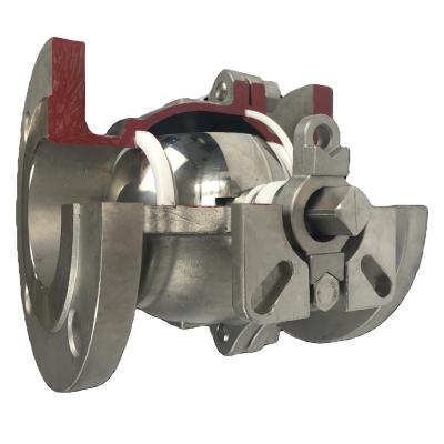 China General Custom Industrial Valves Parts Stainless Steel One Piece Ball Valve for sale