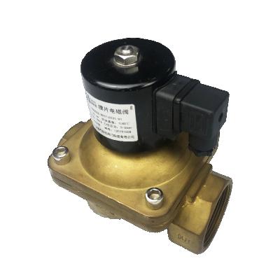 China Petrochemical Industry YUHONG 0 Pressure Start 2/2 Way 220v AC Brass 24v Diaphragm Solenoid Valve For Gas Water for sale