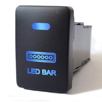 China 12V/24V Car LED BAR ON/OFF Light Push Button Switch for sale