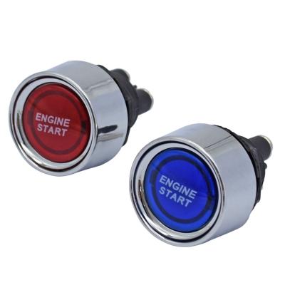 China Racing Car 12v SPST DC 50A Car Start Engine Button Stater Switch Push Start Ignition Switch (TOP) - Momentary for sale