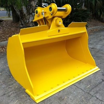 China Excavator Attachment Excavator Tilt Bucket 1200mm Hydraulic Rotary Tilting Bucket DH150 DH200 DH250 Tilting Bucket for sale