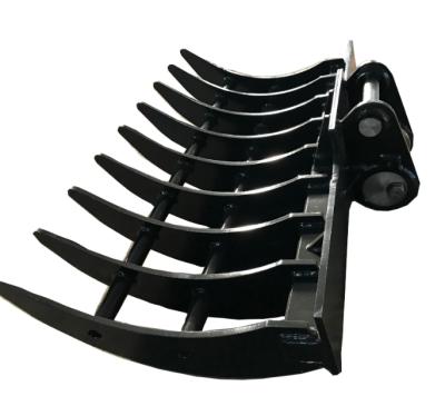 China Dozer Best Quality Excavator Rakes SK120 PC120 Model Root Rake Oem Customized Rake Bucket For Excavator for sale