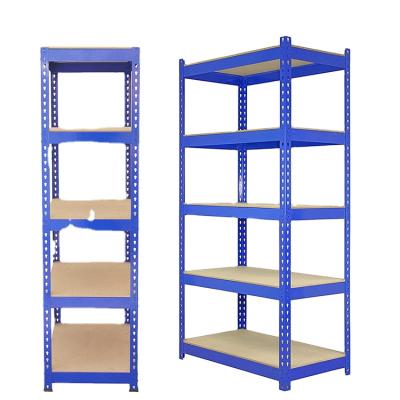 China Corrosion protection steel hardware and suitable feature 5 shelf steel outdoor shelving unit for sale