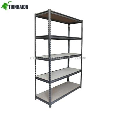 China Heavy Duty 5 Tier Corrosion Protection Adjustable Garage Storage Shelf Steel Shelving Unit for sale