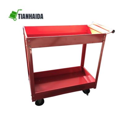 China Tools 2 Floor Service Cart Factory Promotion Cart Catering Food Service Restaurant and Hotel for sale