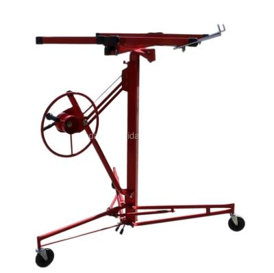 China Garment Shops Panel Crane Construction Caster Wheels Lockable Tool Steel Drywall Lift For Panel for sale