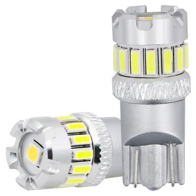 China 2021 auto lamp car led bulb 194 smd 15 4014 high brightness 12V t10 led canbus W5W 194 192 LED bulb for sale