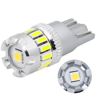 China Auto Lamp DC 12V Small Led License Plate Lamp Reading W5W Bulb White/Blue/Red Lights T10 Led for sale