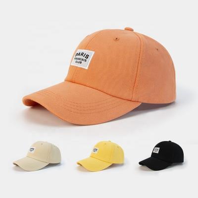 China Custom Dongkuan spring sports hat COMMON wholesale cotton baseball cap and summer Paris baseball cap for sale