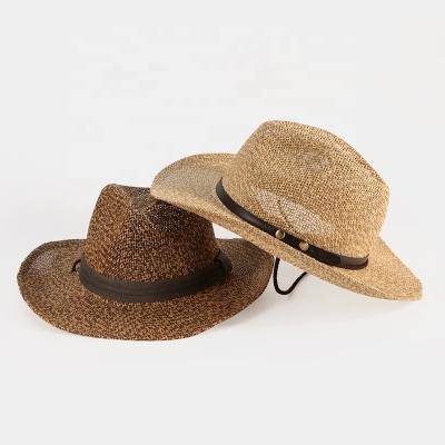 China Wholesale Straw Fedora Hats Character Dongkuan Men Style Western Dallas Cowboy Hats for sale