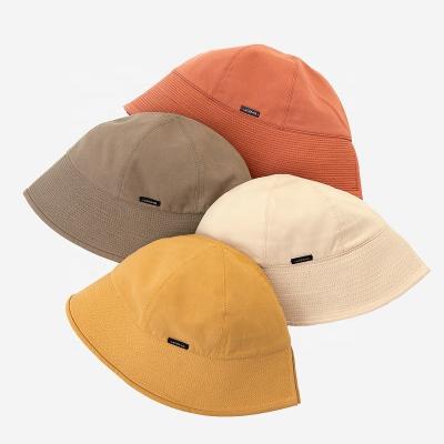 China Character Dongkuan factory direct autumn and winter cotton simple design bucket hat for women Sun hat for sale