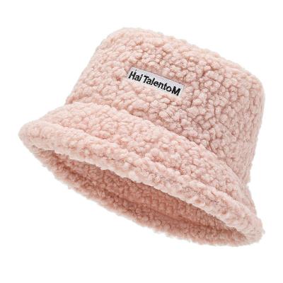 China Outdoor Activities Dongkuan Winter Keep Warm Pure Plush Fur Color Women's Furry Bucket Hat Basin Hat Furry Bucket Hat for sale