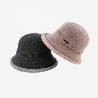 China New Character Dongkuan Ladies Woolen Bucket Hats Basin Plush Fisherman Hat For Autumn And Winter Wholesale Women Winter for sale