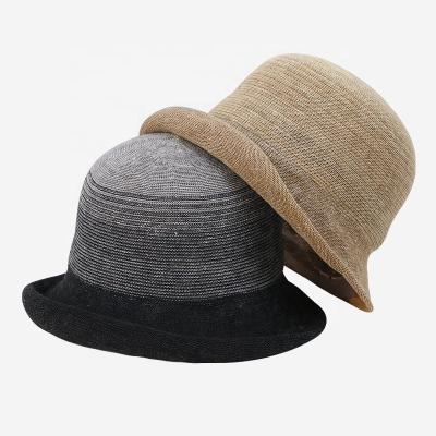 China Dongkuan 100% Custom Character Line Fisherman Hats Female Gradient Color Bucket Hat Wholesale High Grade for sale