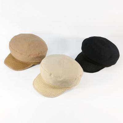 China 2022 New Arrivals Character 50 Leaves And Custom Cotton 50 Beret Hat For Women for sale