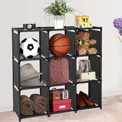 China Zinghe 3-Layer 9-Cube (Size) Wardrobe Adjustable Cube Storage and Modular Storage Box for sale