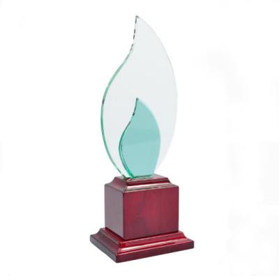 China Clear Acrylic China White Trophy Award Statue Award Base for sale