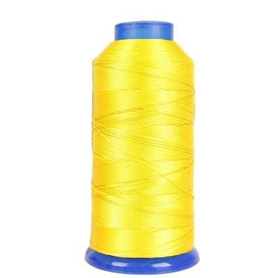 China High temperature resistant polyester filament lowest price 300D/3 bundy yarn for sports shoes for sale