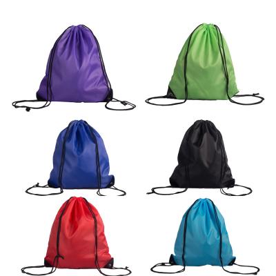 China Portable Oxford Sports Bag Drawstring Duffle Bag Backpack Waterproof Sports Bag for sale