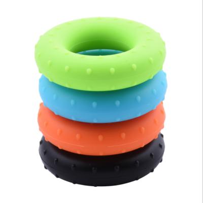 China Cheap Massage Fitness Equipment Hand Grip Silicone Ring Strength Grip Adjustable Grip Tester for sale