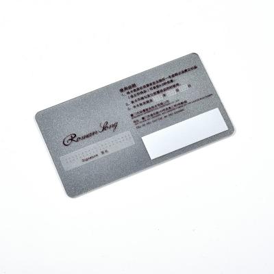 China Advertising Custom Factory Price Security Print PVC Custom Plastic Card for sale