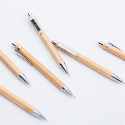 China Office school pencil low price free sample eco-friendly bamboo luxury mechanical pencil with own logo for sale