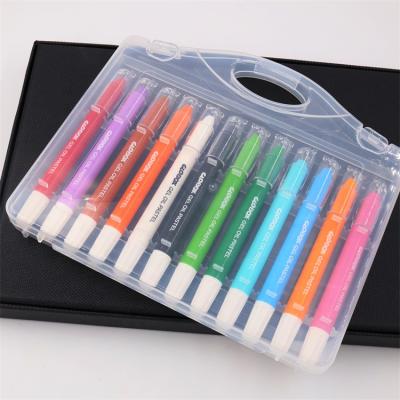 China Promotion Novelty Hot Sale Cute Colorful Colors\School\Office 12 Colors Oil Silky Pastel Pencil Crayons Set for sale