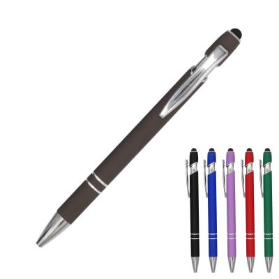 China Promotional High Quality Novelty Pen Low Price OEM ODM Metal Heavy Blue Black Ink Pen 14g With Custom Logo for sale