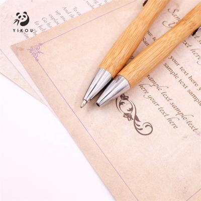 China Promotional Pen Ball Custom Plastic Bamboo Pen Eco Friendly Advertising Plastic Ball for sale